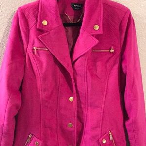 Bebe Full Length Coat Size L BNWT
